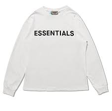 Essentials Long Sleeves White Shirts